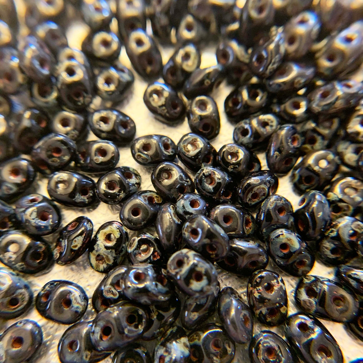 Superduo 2-Hole Beads (10 gram) - choose color