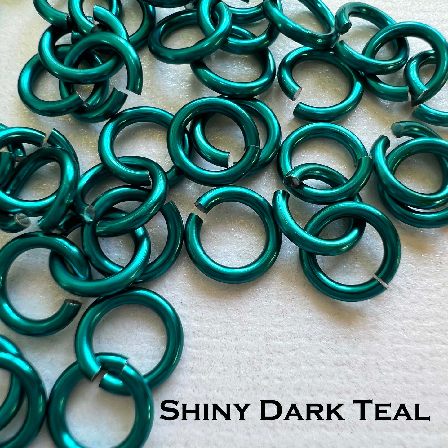 18g 5/32" Jump Rings Shiny (SWG) ID: 4.1mm - Choose color & quantity