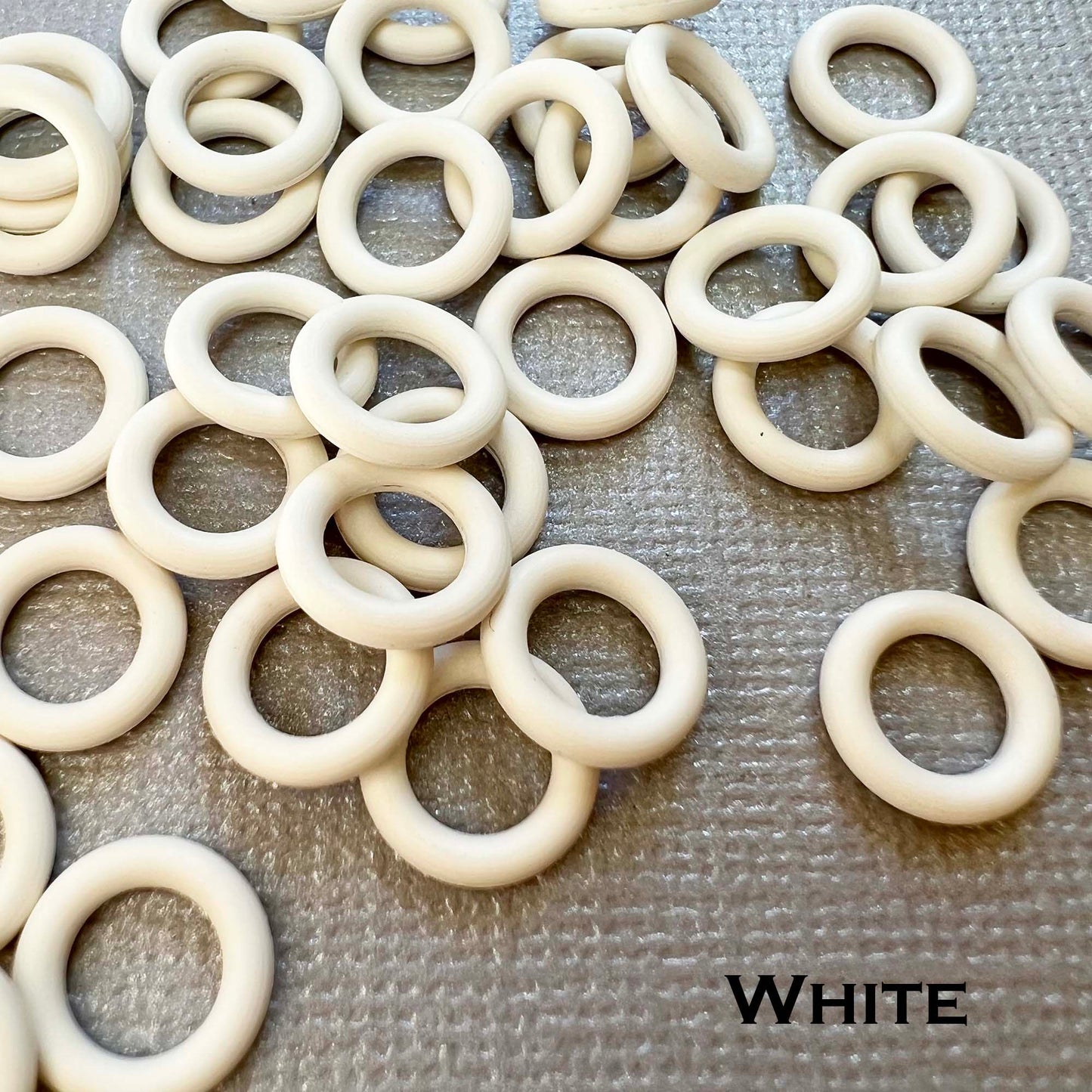 10mm Rubber O-Rings (ID: 6mm) - choose color & quantity
