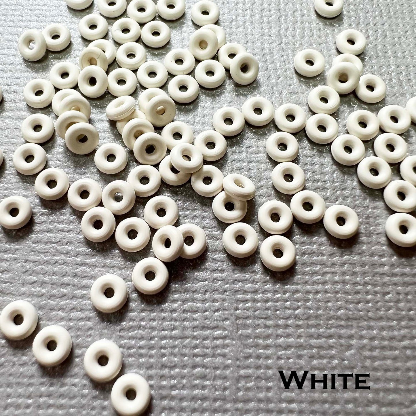 3mm Rubber O-Rings (ID: 1.1mm) - choose color