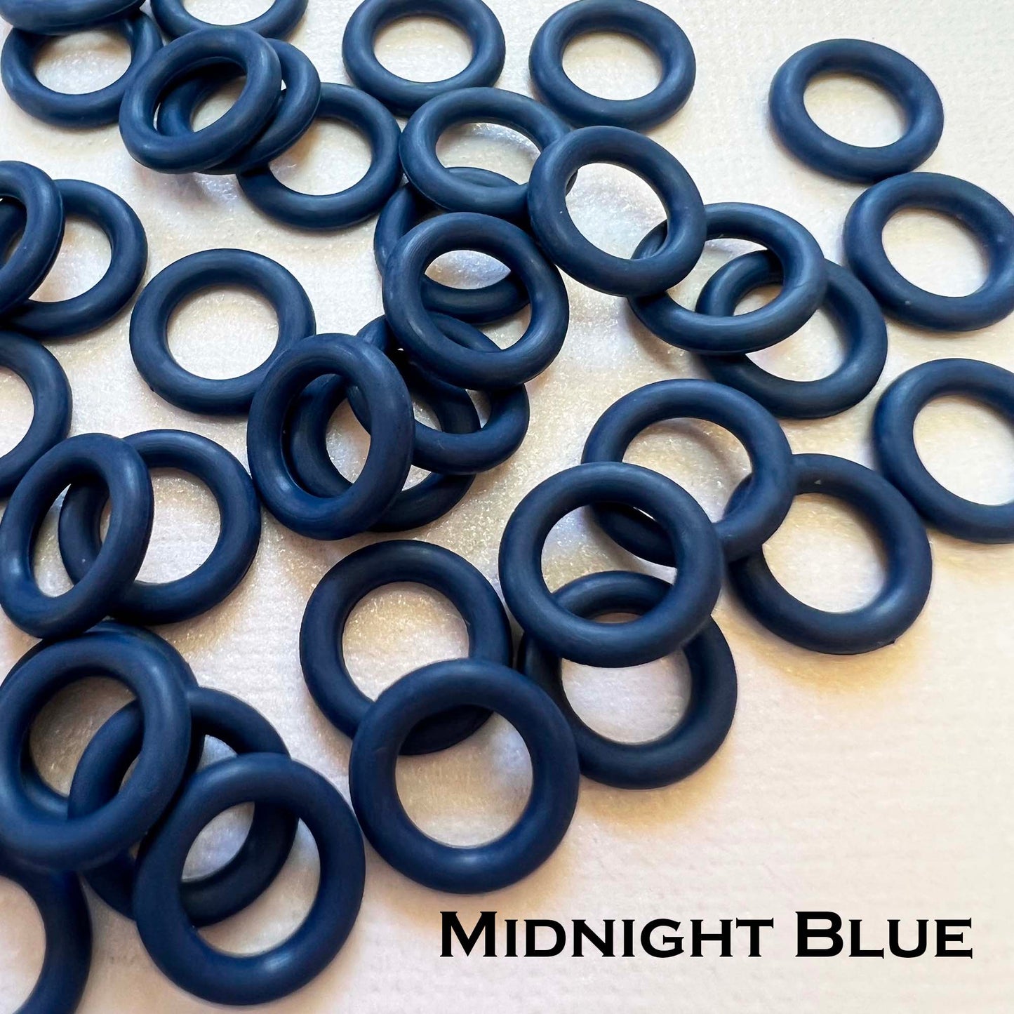 10mm Rubber O-Rings (ID: 6mm) - choose color & quantity
