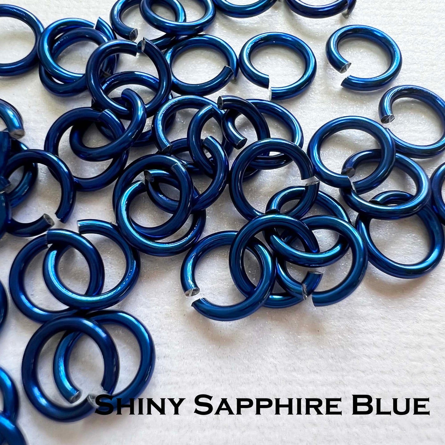 20g 5/32" Jump Rings SHINY (AWG) ID: 4.3mm- choose color & quantity