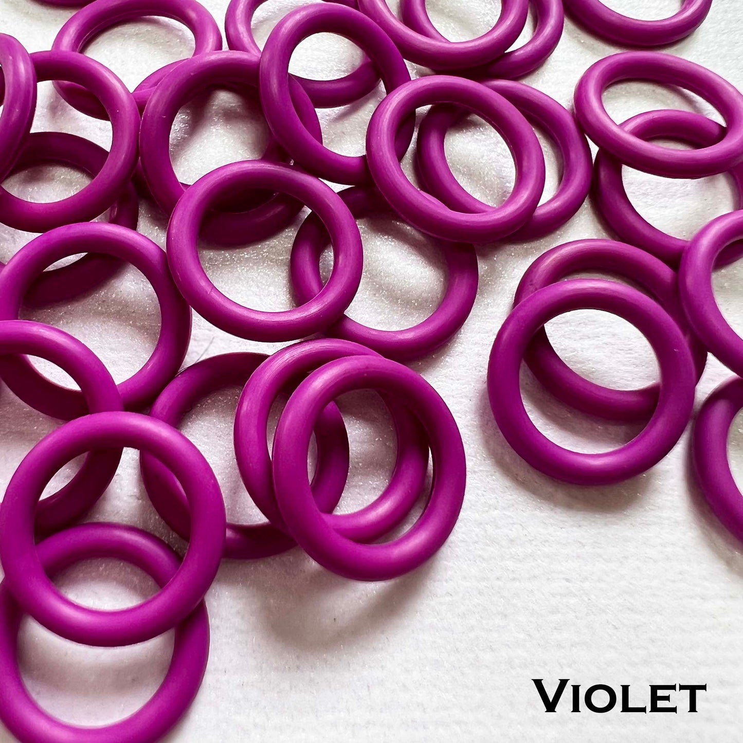 12mm Rubber O-Rings (ID: 8.5mm) - choose color & quantity