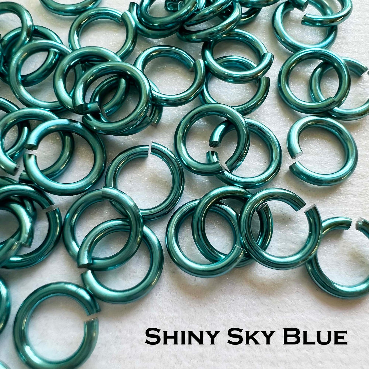 20g 5/32" Jump Rings SHINY (AWG) ID: 4.3mm- choose color & quantity