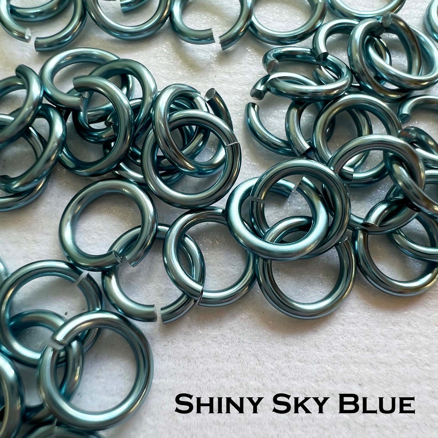 20g 7/64" Jump Rings SHINY (AWG) ID: 2.8mm- choose color & quantity