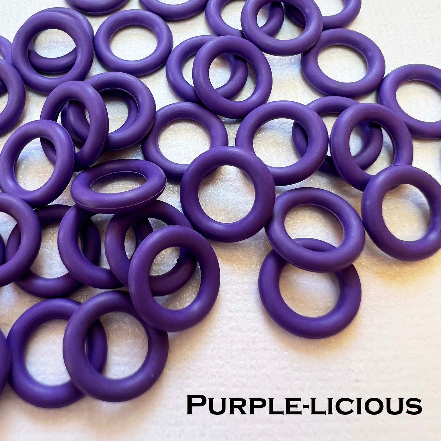 10mm Rubber O-Rings (ID: 6mm) - choose color & quantity