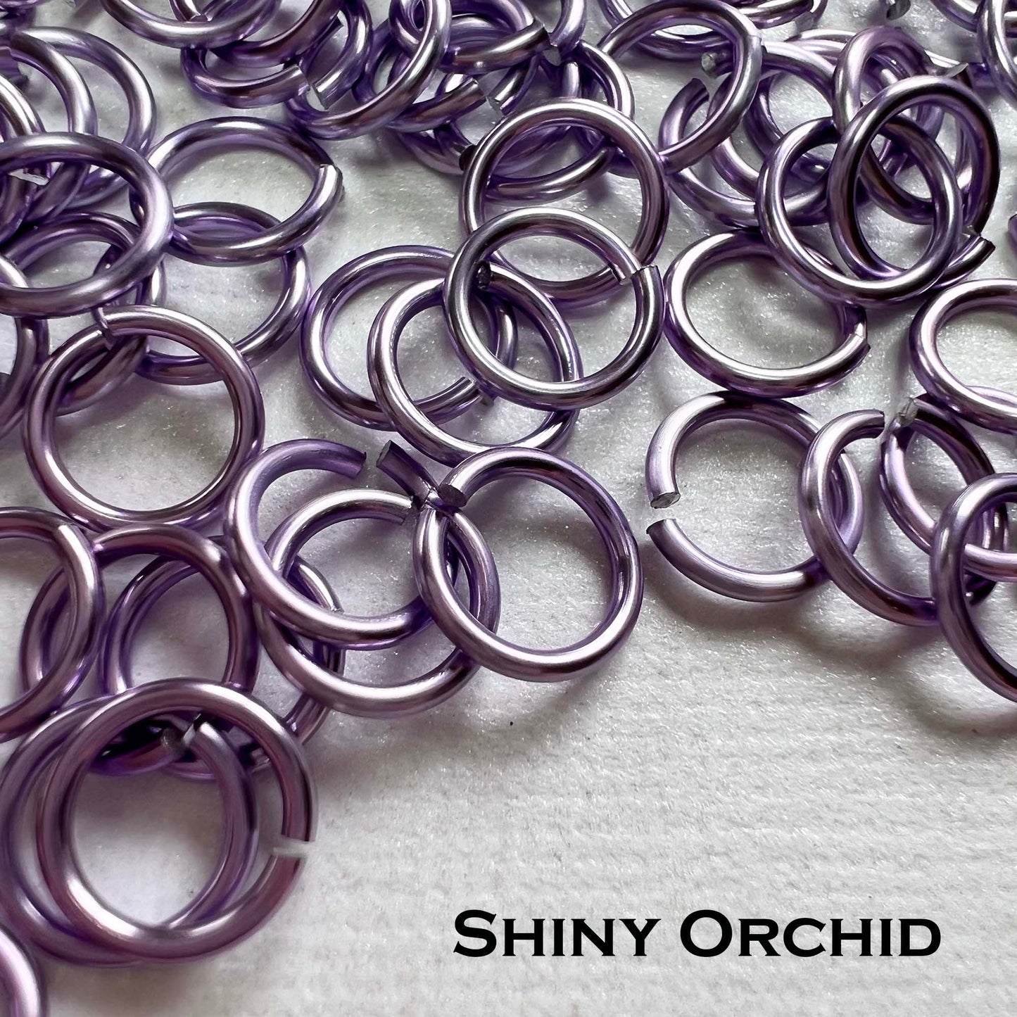 18g 5/32" Jump Rings Shiny (SWG) ID: 4.1mm - Choose color & quantity