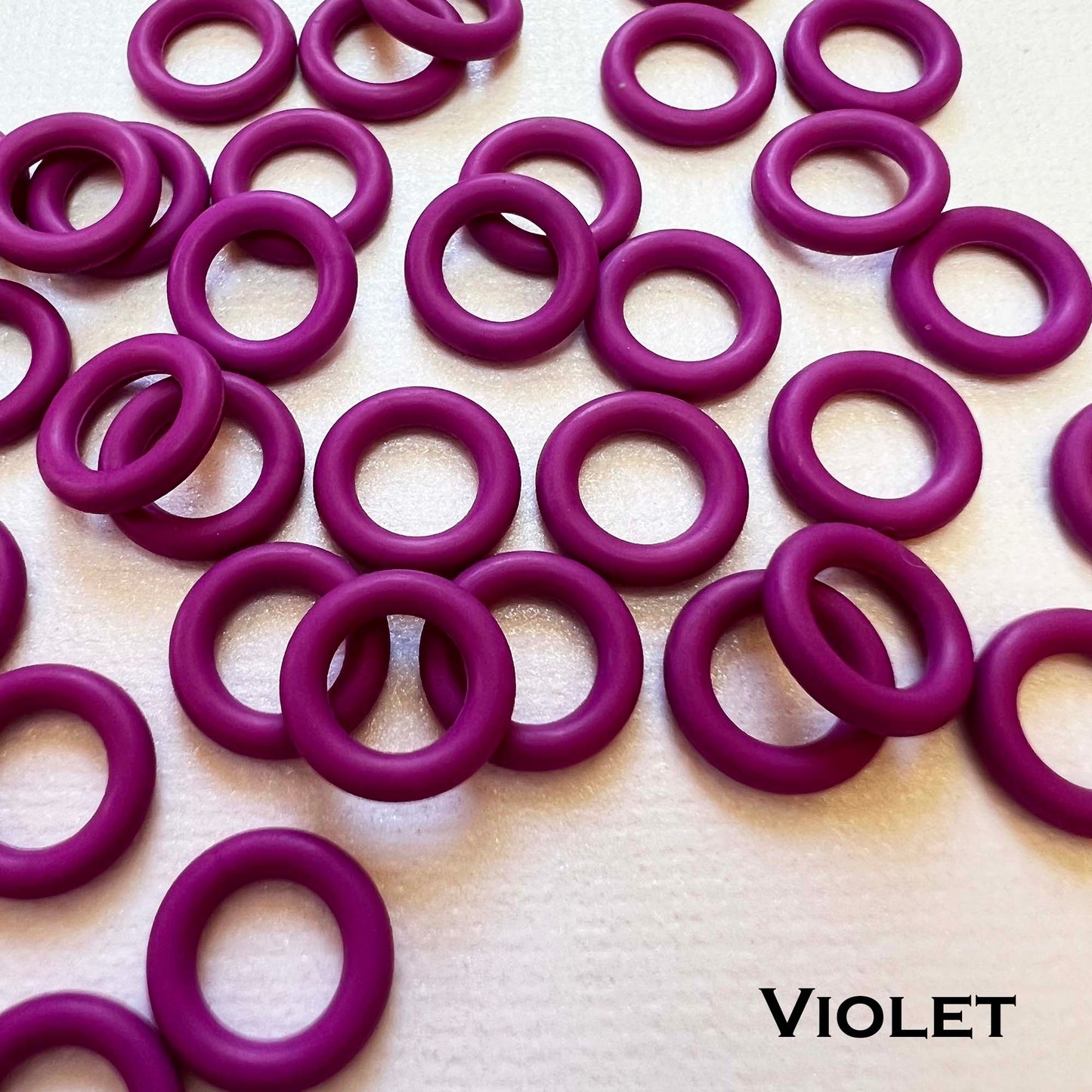 10mm Rubber O-Rings (ID: 6mm) - choose color & quantity