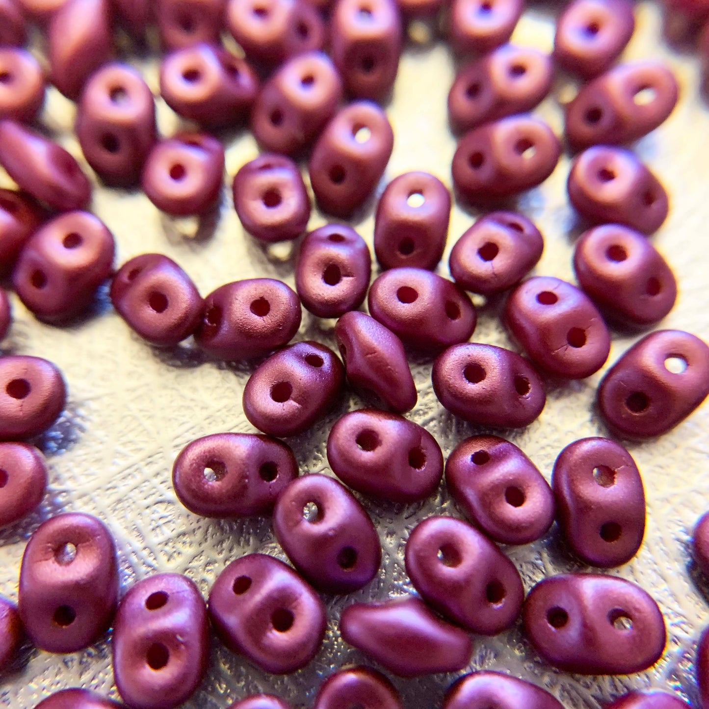 Superduo 2-Hole Beads (10 gram) - choose color