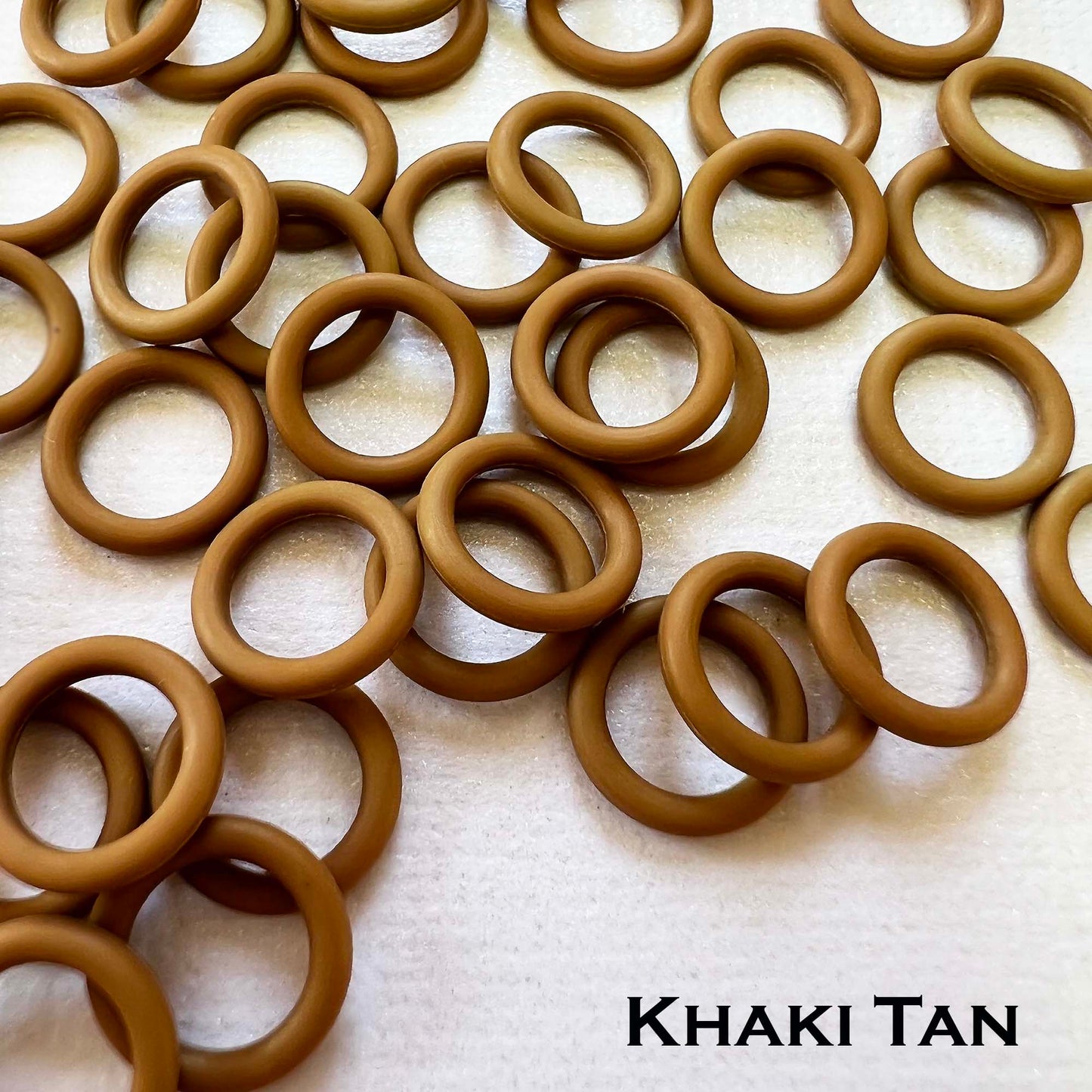 10.1mm Rubber O-Rings (ID: 6.9mm) - choose color & quantity