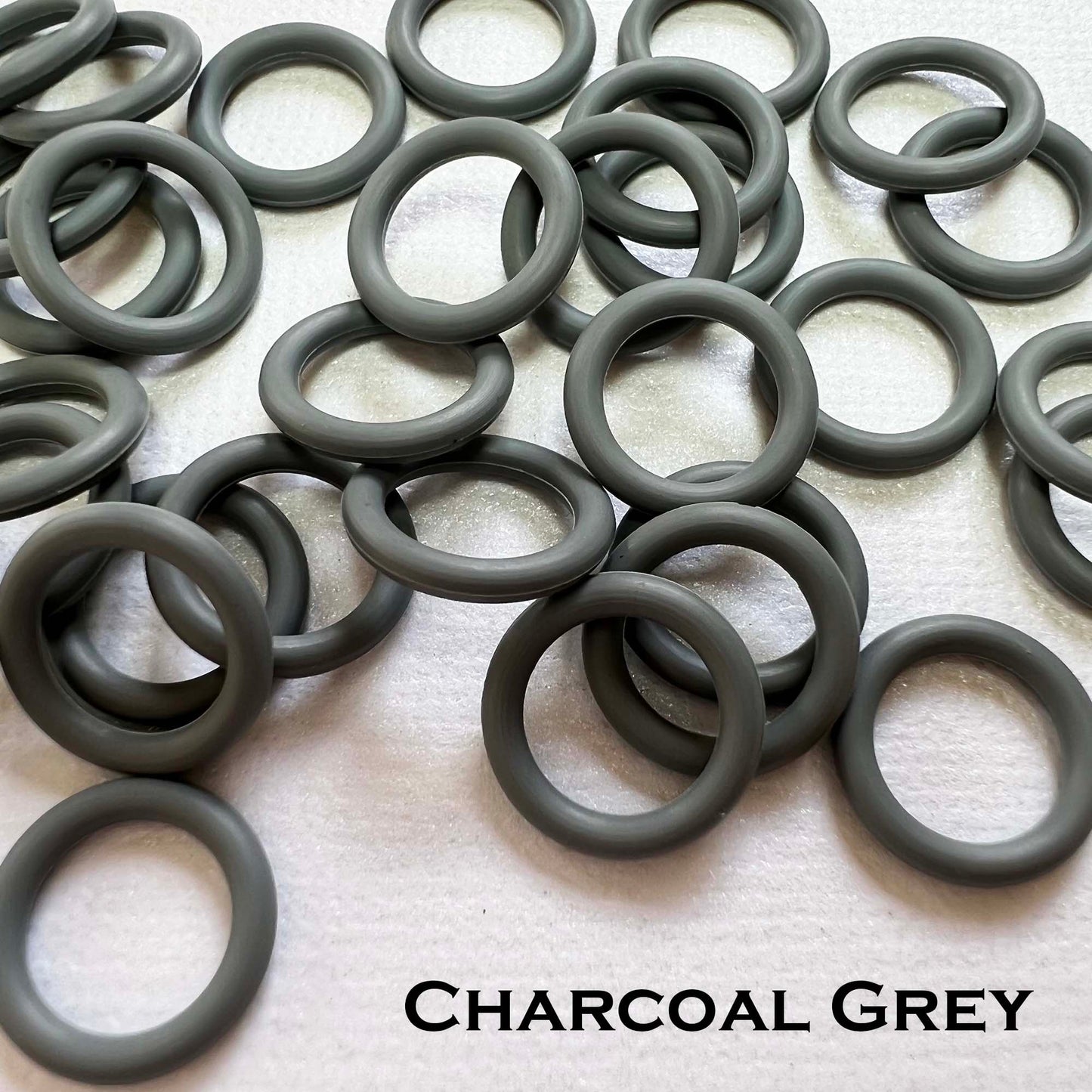 12mm Rubber O-Rings (ID: 8.5mm) - choose color & quantity