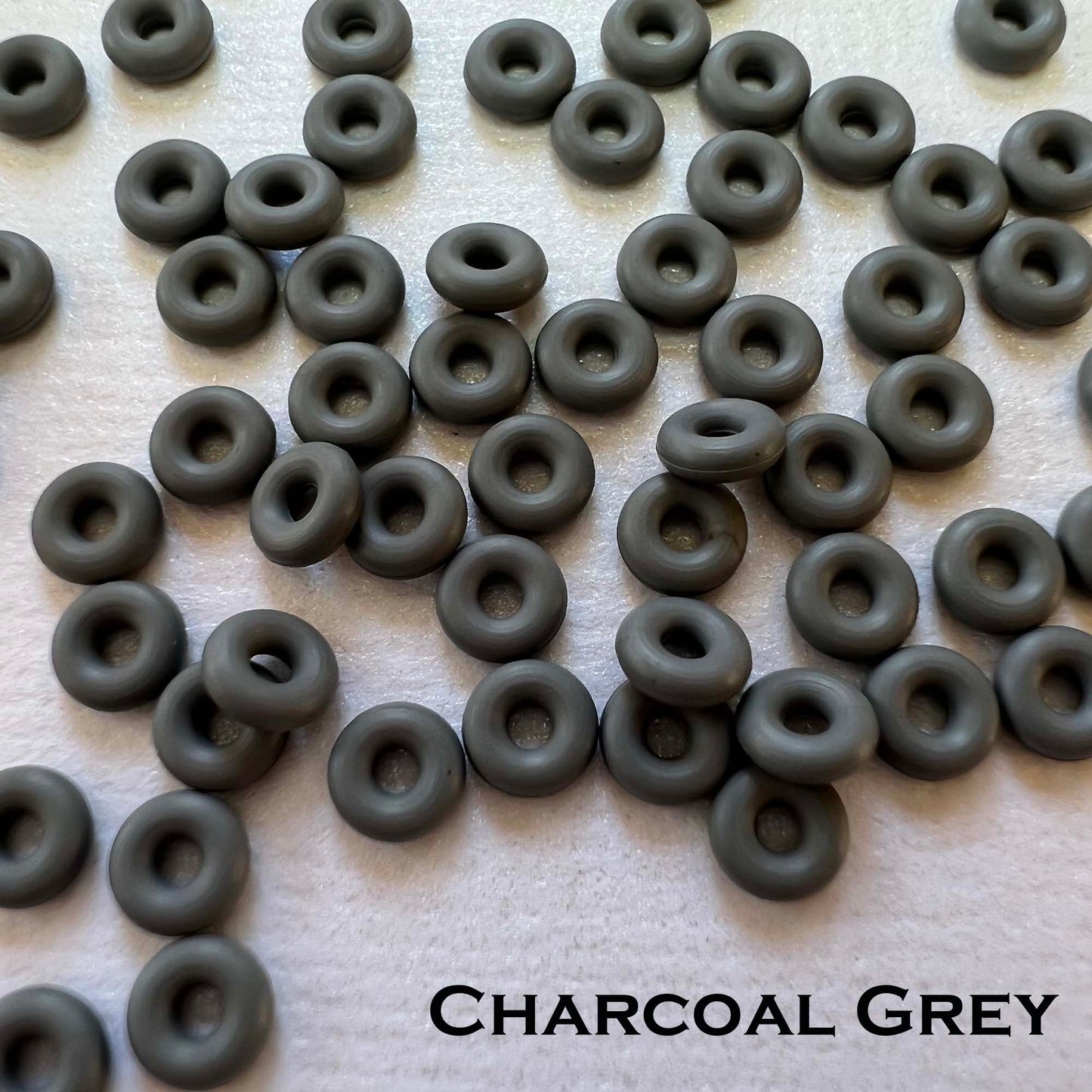 4.5mm Rubber O-Rings (ID: 1.5mm) - choose color/quantity
