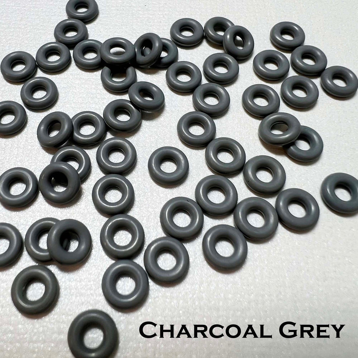 6mm Rubber O-Rings (ID: 2.6mm) - choose color & quantity