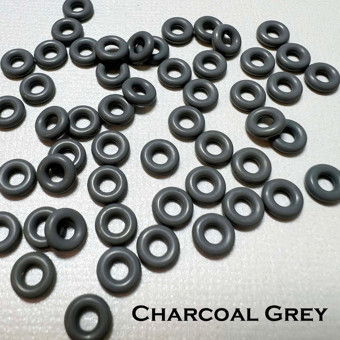 6mm Rubber O-Rings (ID: 2.6mm)  - choose color & quantity