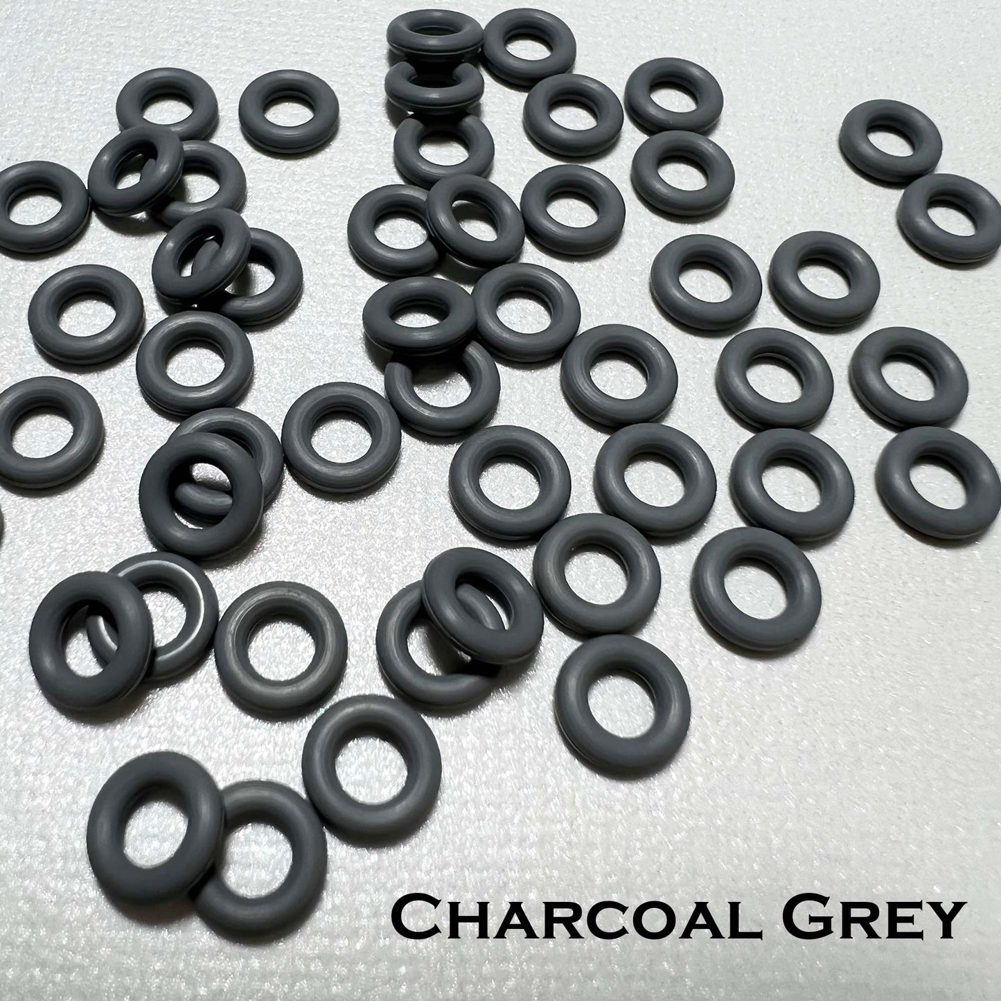 7.25mm Rubber O-Rings (ID: 3.7) - choose color & quantity