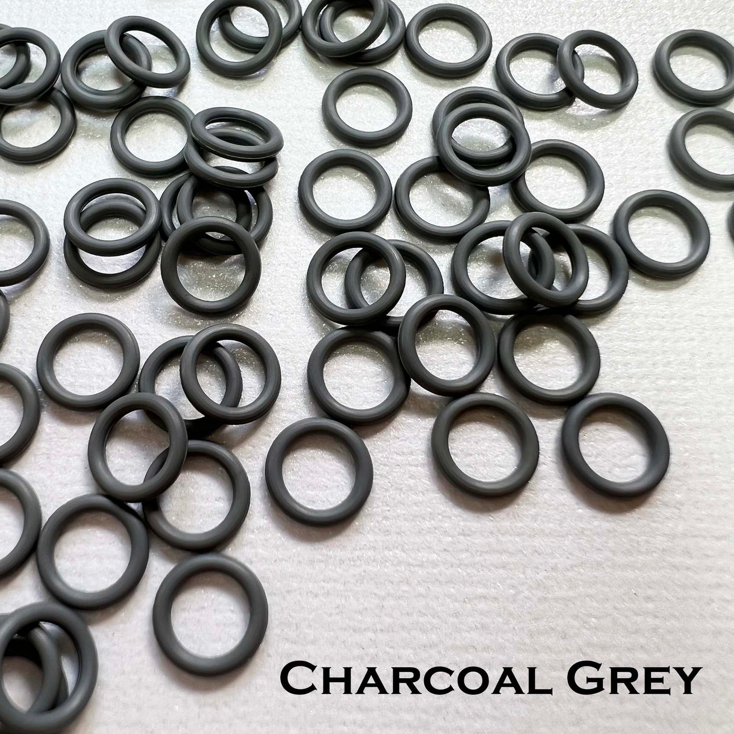 7.4mm Rubber O-Rings (ID: 5mm) - choose color & quantity