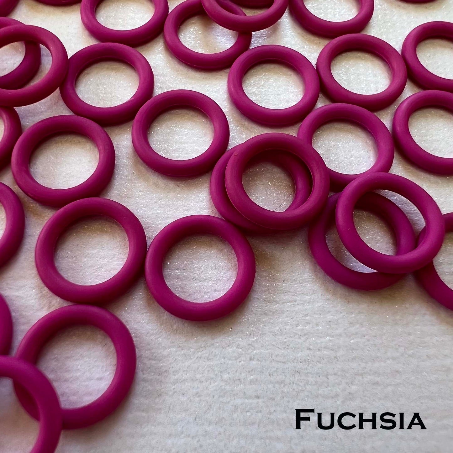 10.1mm Rubber O-Rings (ID: 6.9mm) - choose color & quantity