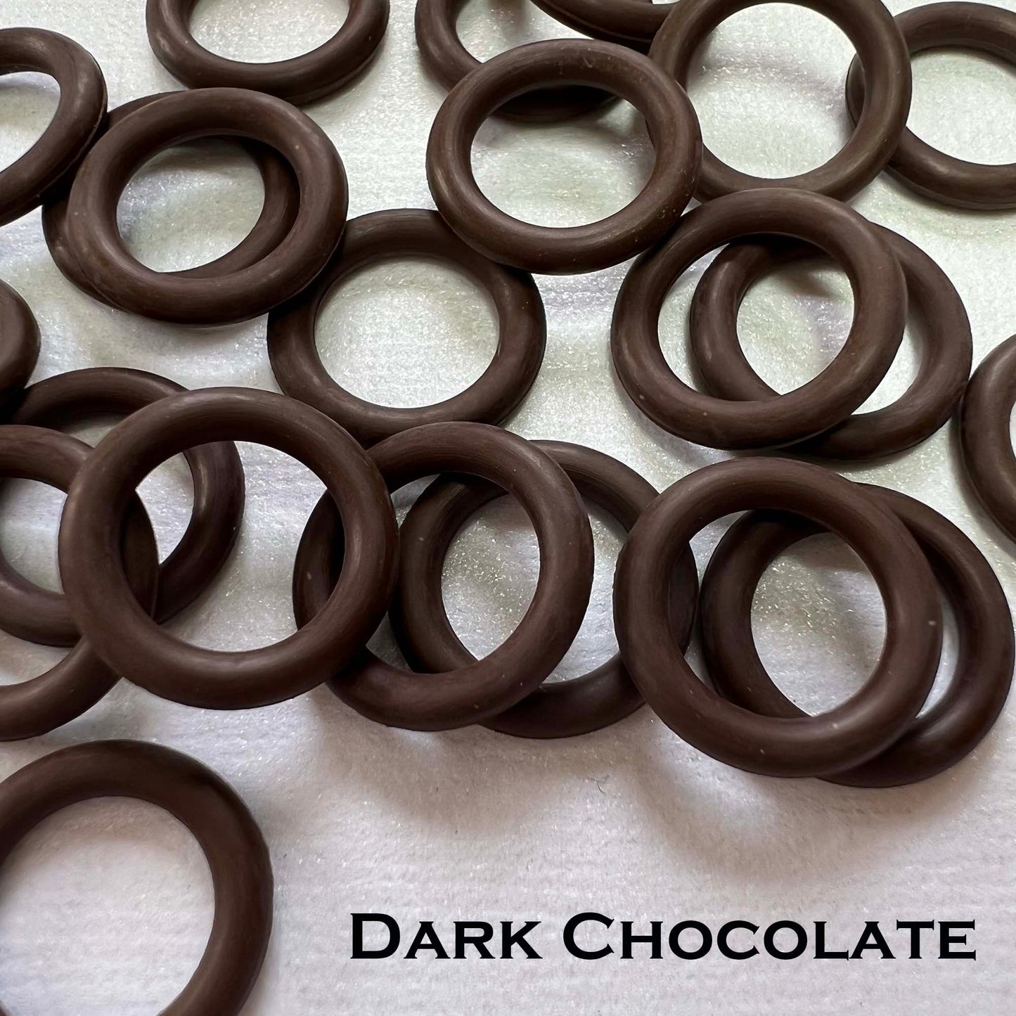 15mm Rubber O-Rings (ID: 10mm) - choose color & quantity