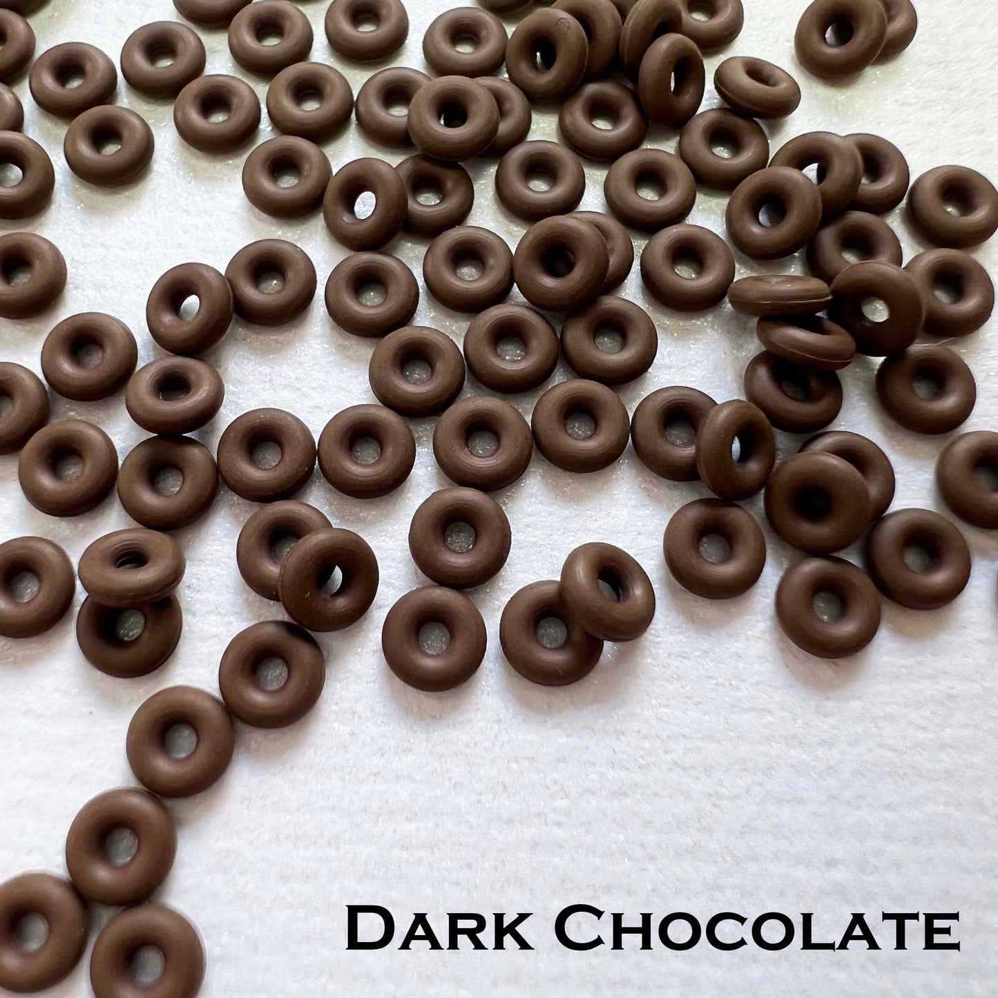3mm Rubber O-Rings (ID: 1.1mm) - choose color