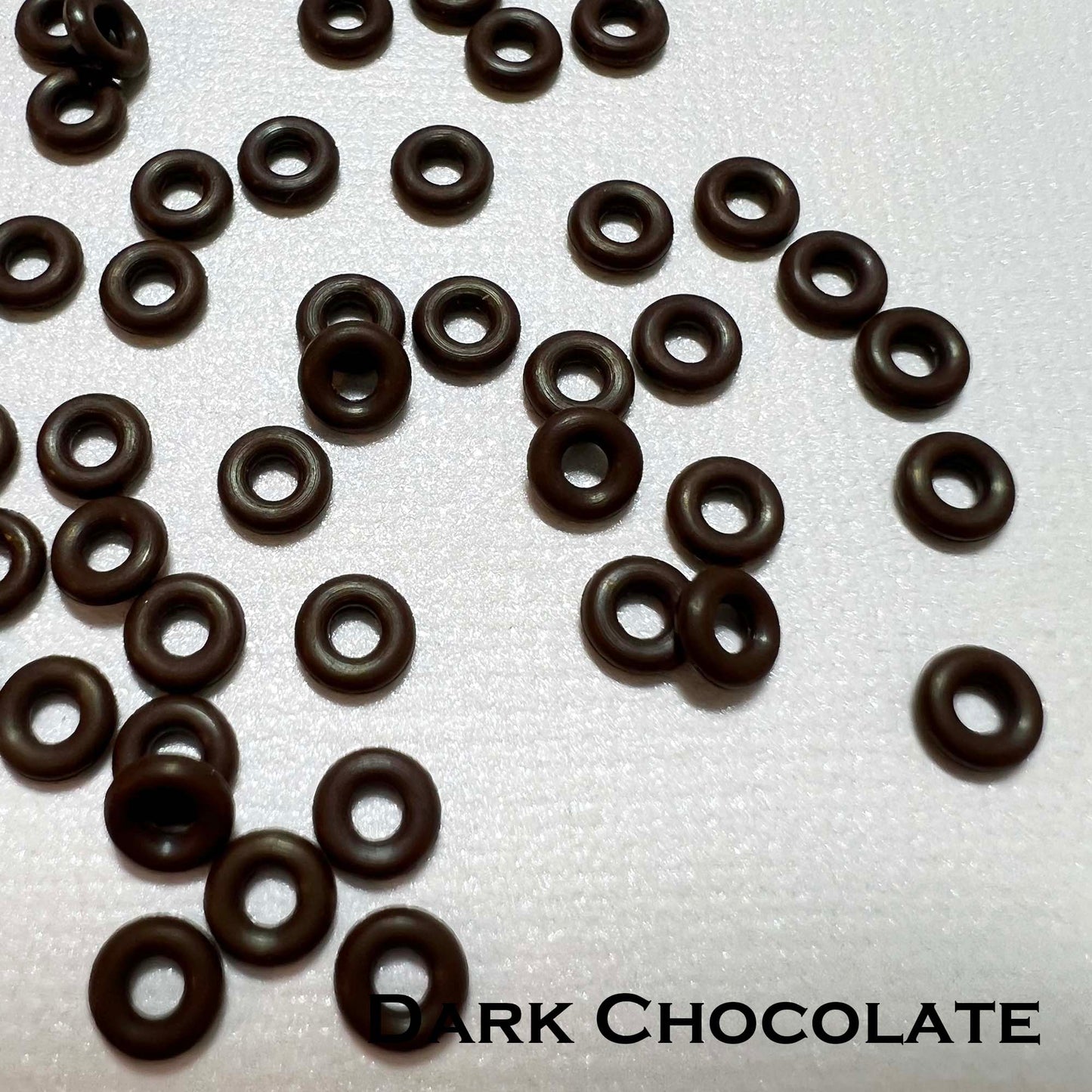 5mm Rubber O-Rings (ID: 2mm)  - choose color & quantity