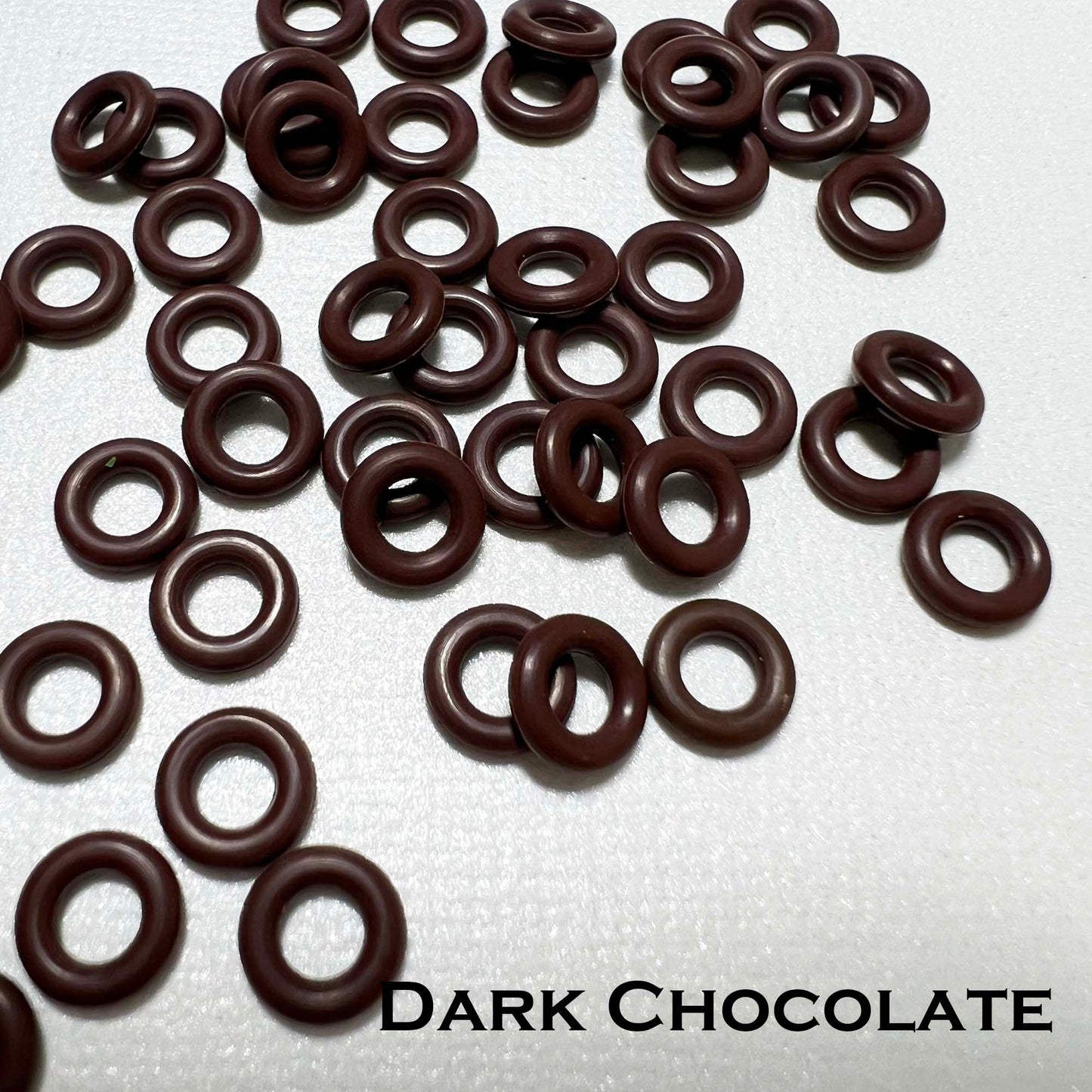 7.25mm Rubber O-Rings (ID: 3.7) - choose color & quantity