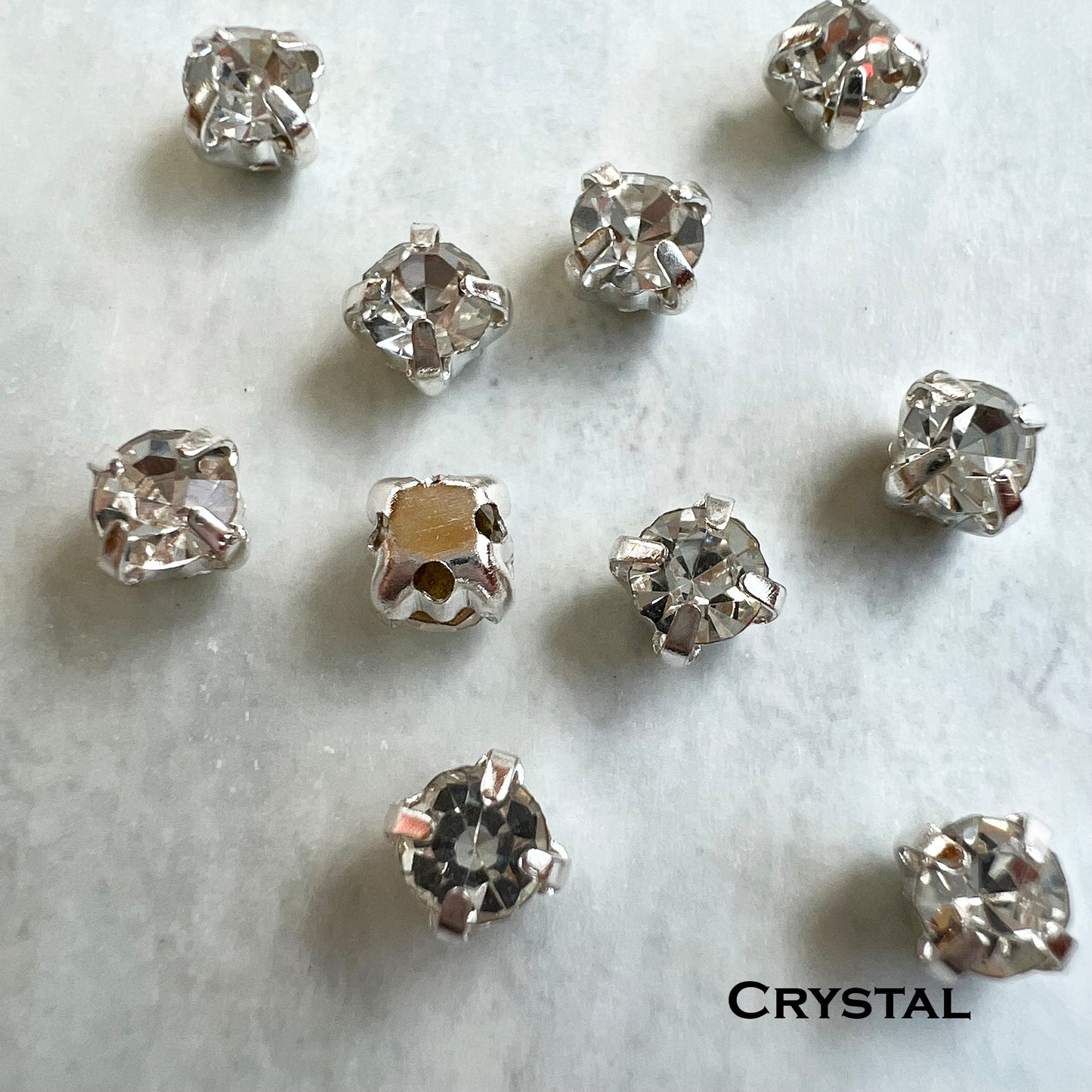 Glass Chaton Montee 16ss (3.8-4mm) - choose color & quantity