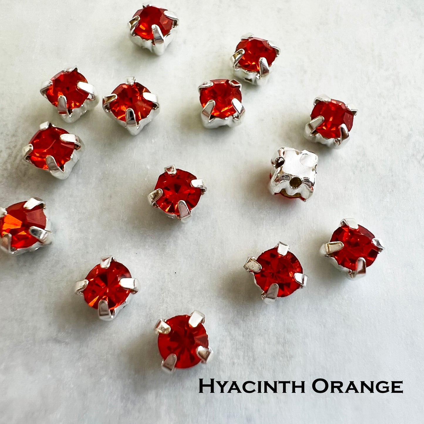Glass Chaton Montee 16ss (3.8-4mm) - choose color & quantity