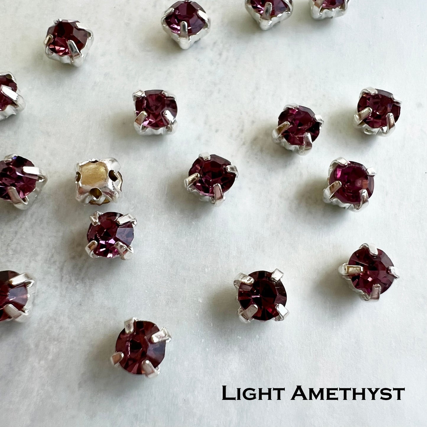 Glass Chaton Montee 16ss (3.8-4mm) - choose color & quantity