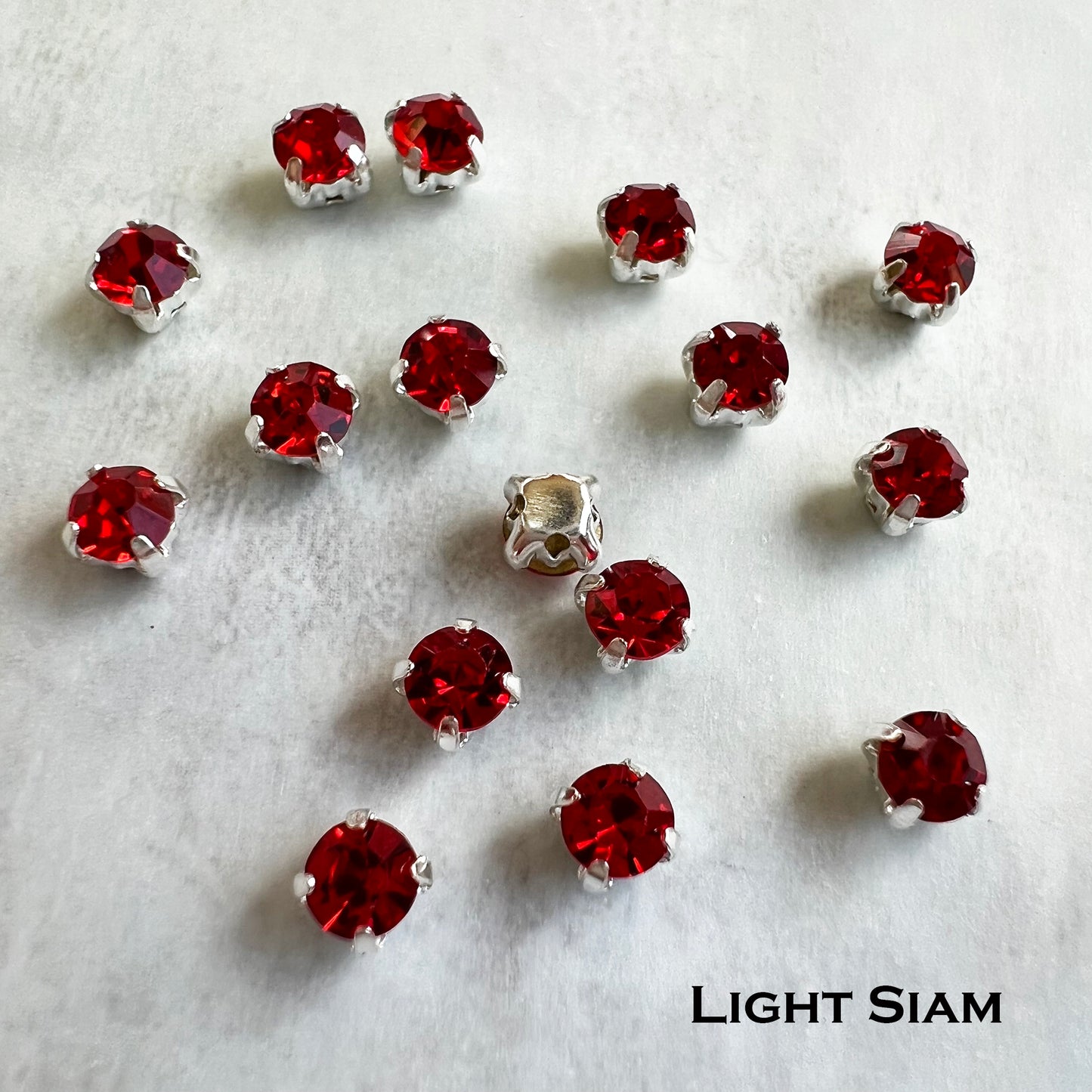 Glass Chaton Montee 16ss (3.8-4mm) - choose color & quantity