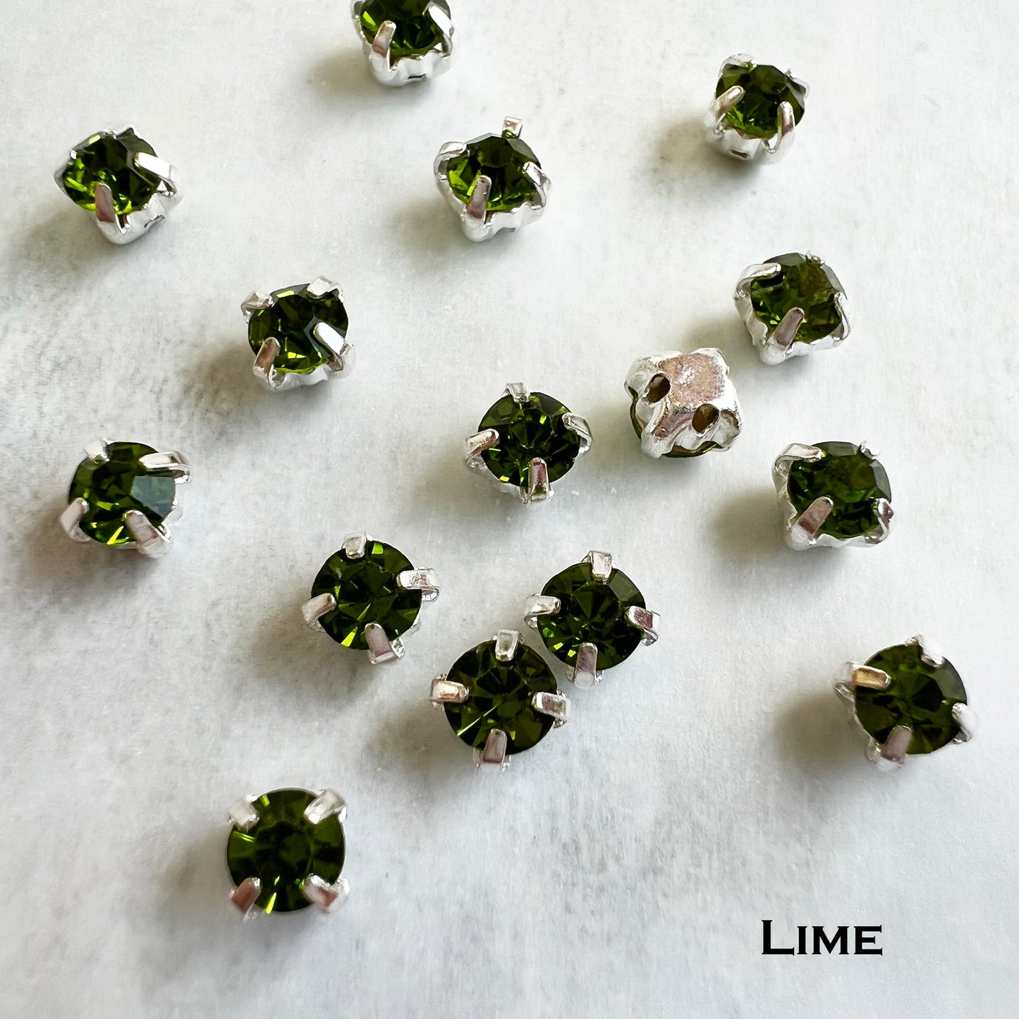 Glass Chaton Montee 16ss (3.8-4mm) - choose color & quantity