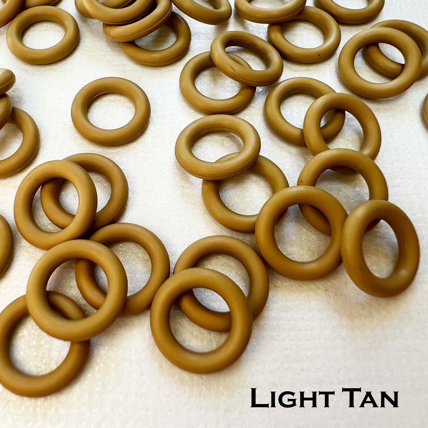 10mm Rubber O-Rings (ID: 6mm) - choose color & quantity