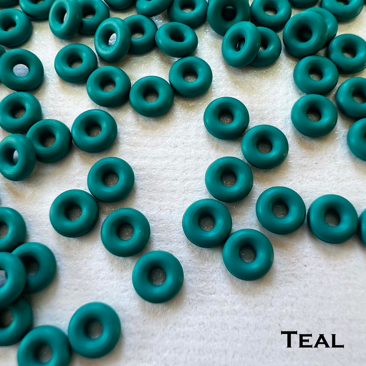 4.5mm Rubber O-Rings (ID: 1.5mm) - choose color/quantity