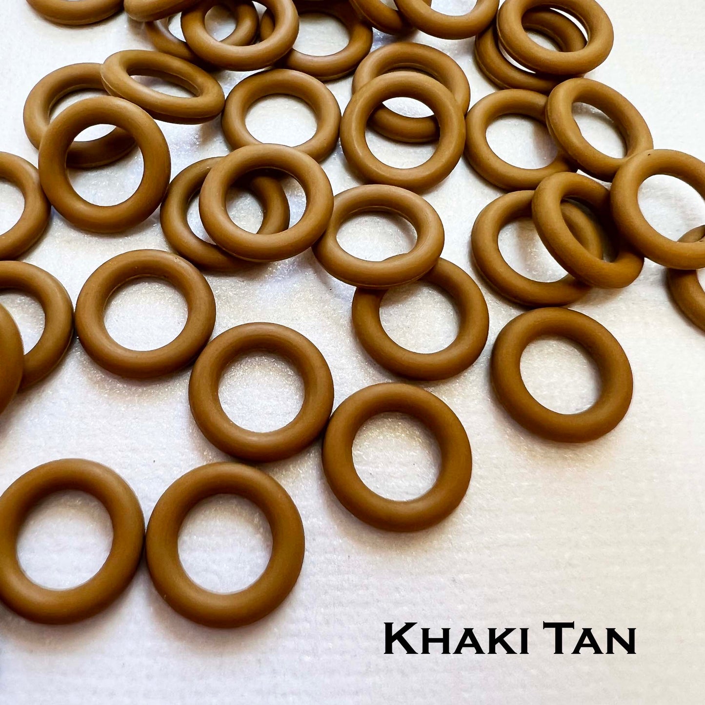 10mm Rubber O-Rings (ID: 6mm) - choose color & quantity