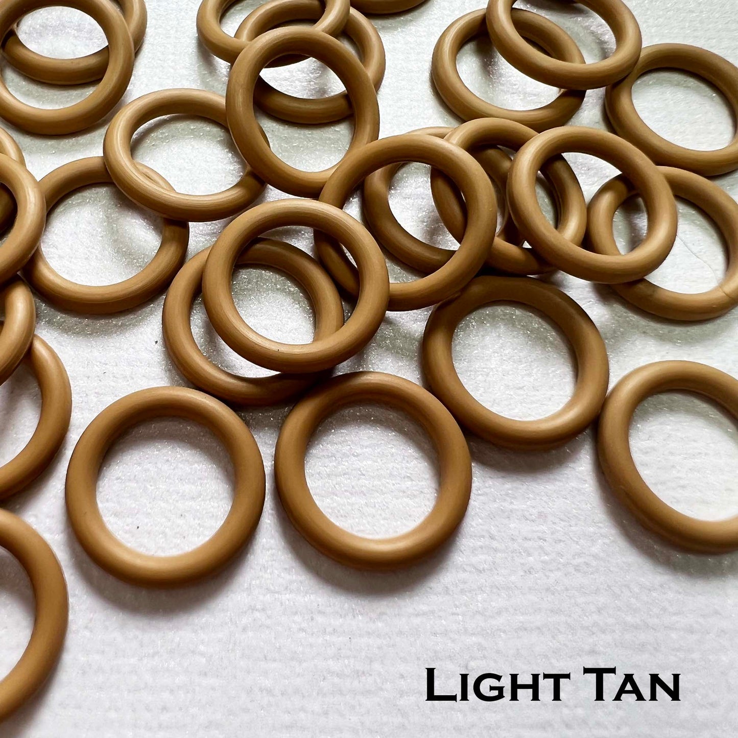 12mm Rubber O-Rings (ID: 8.5mm) - choose color & quantity
