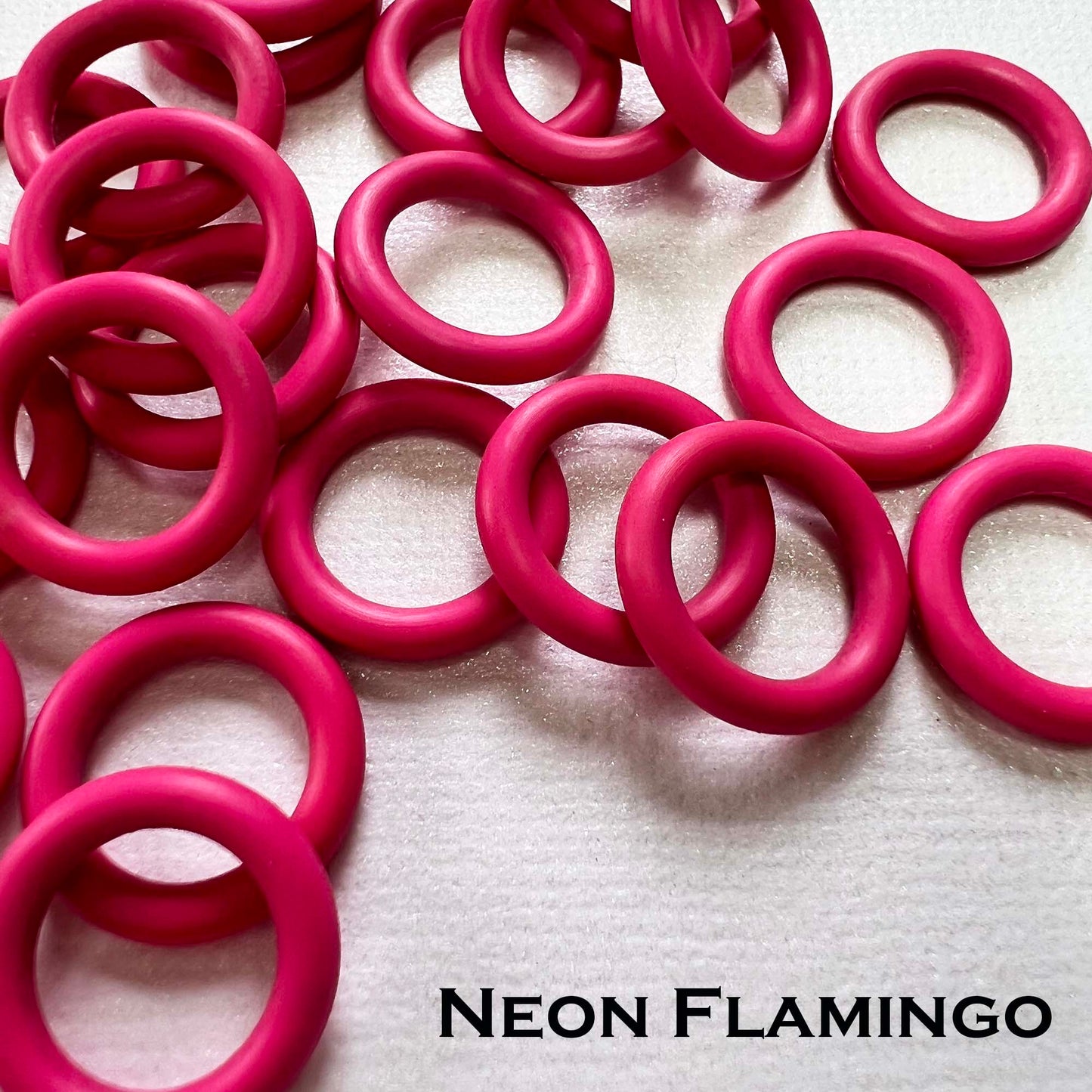 15mm Rubber O-Rings (ID: 10mm) - choose color & quantity