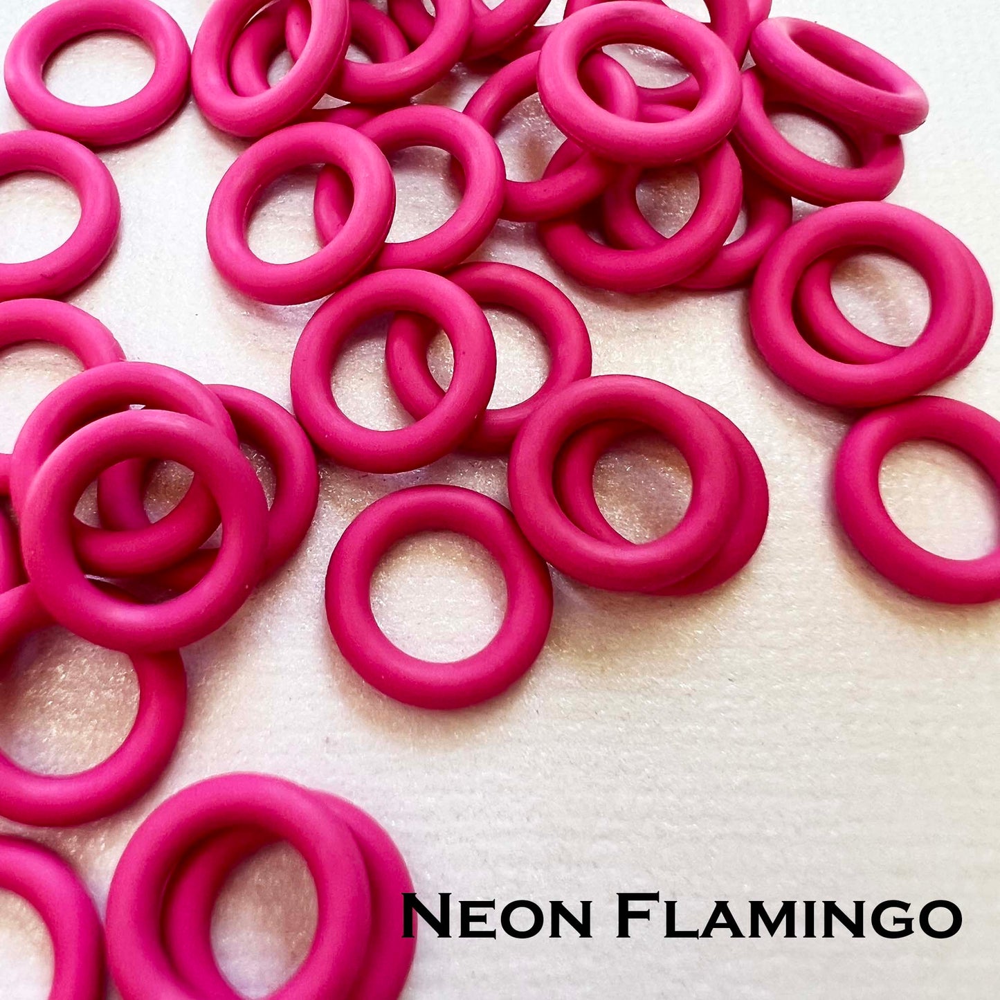 10mm Rubber O-Rings (ID: 6mm) - choose color & quantity