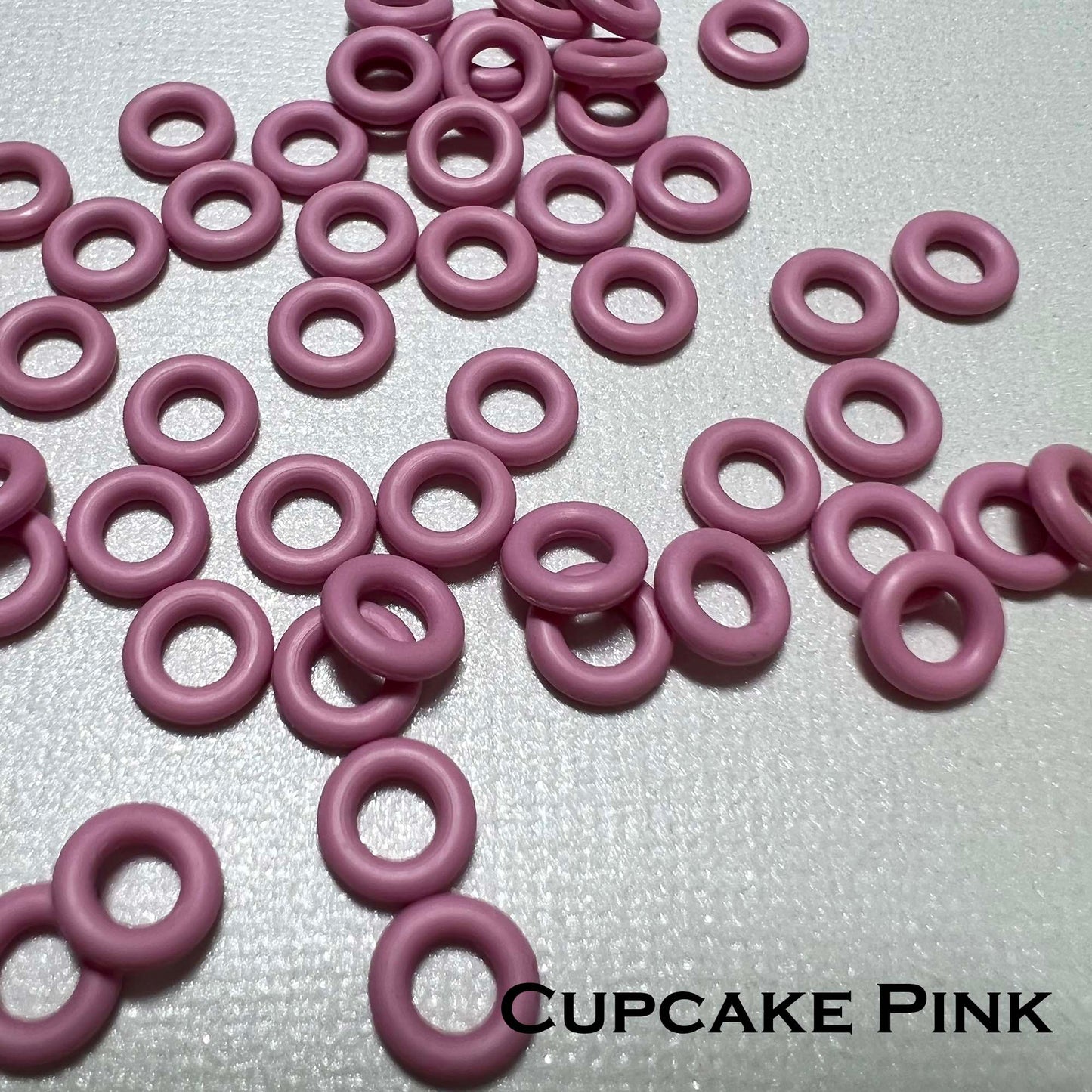 7.25mm Rubber O-Rings (ID: 3.7) - choose color & quantity