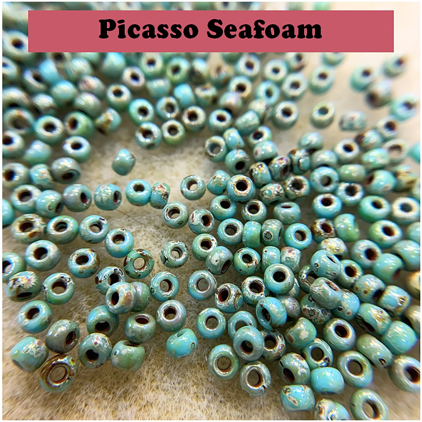 Miyuki Seed Beads 8/0 Picasso Finish
