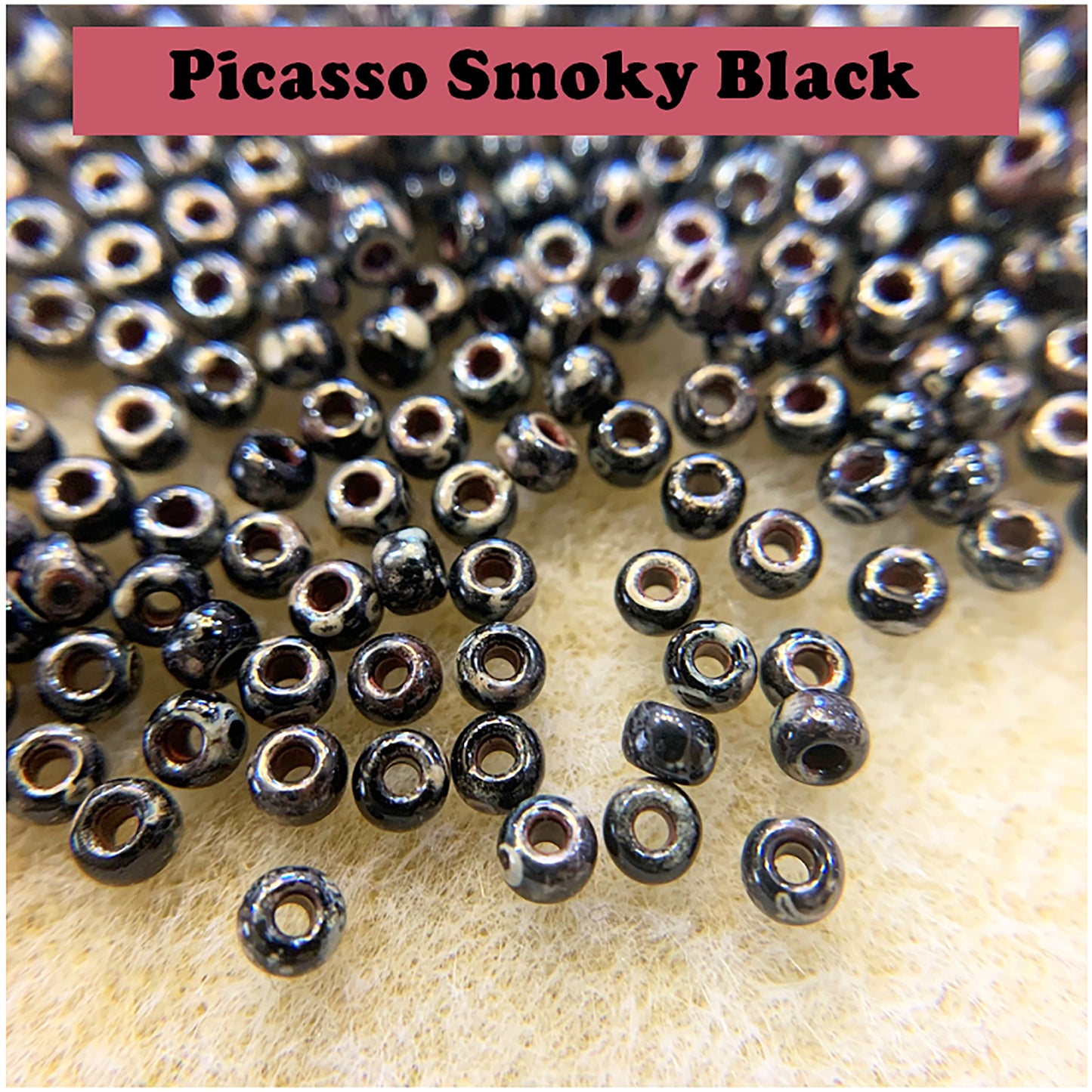 Miyuki Seed Beads 8/0 Picasso Finish
