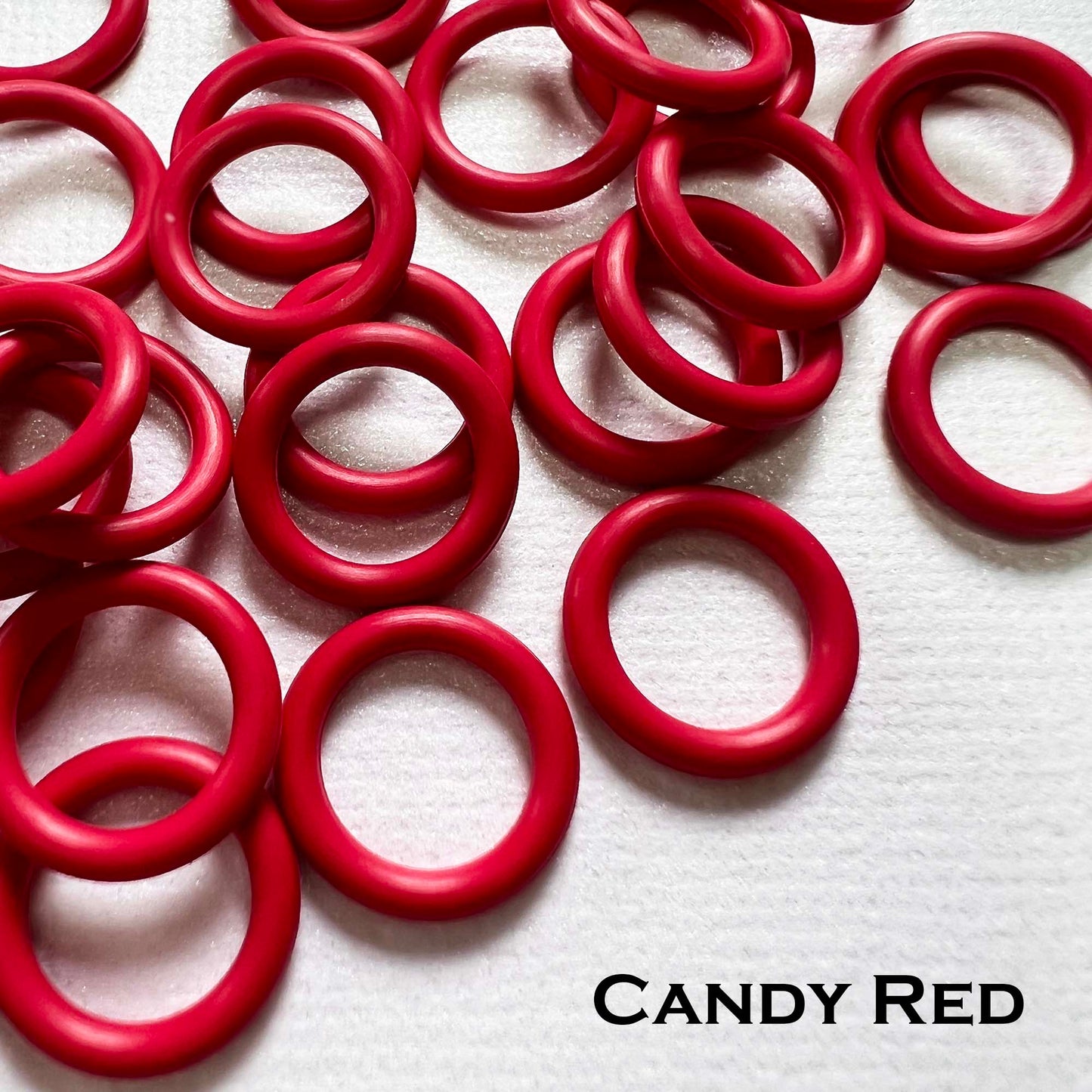 12mm Rubber O-Rings (ID: 8.5mm) - choose color & quantity