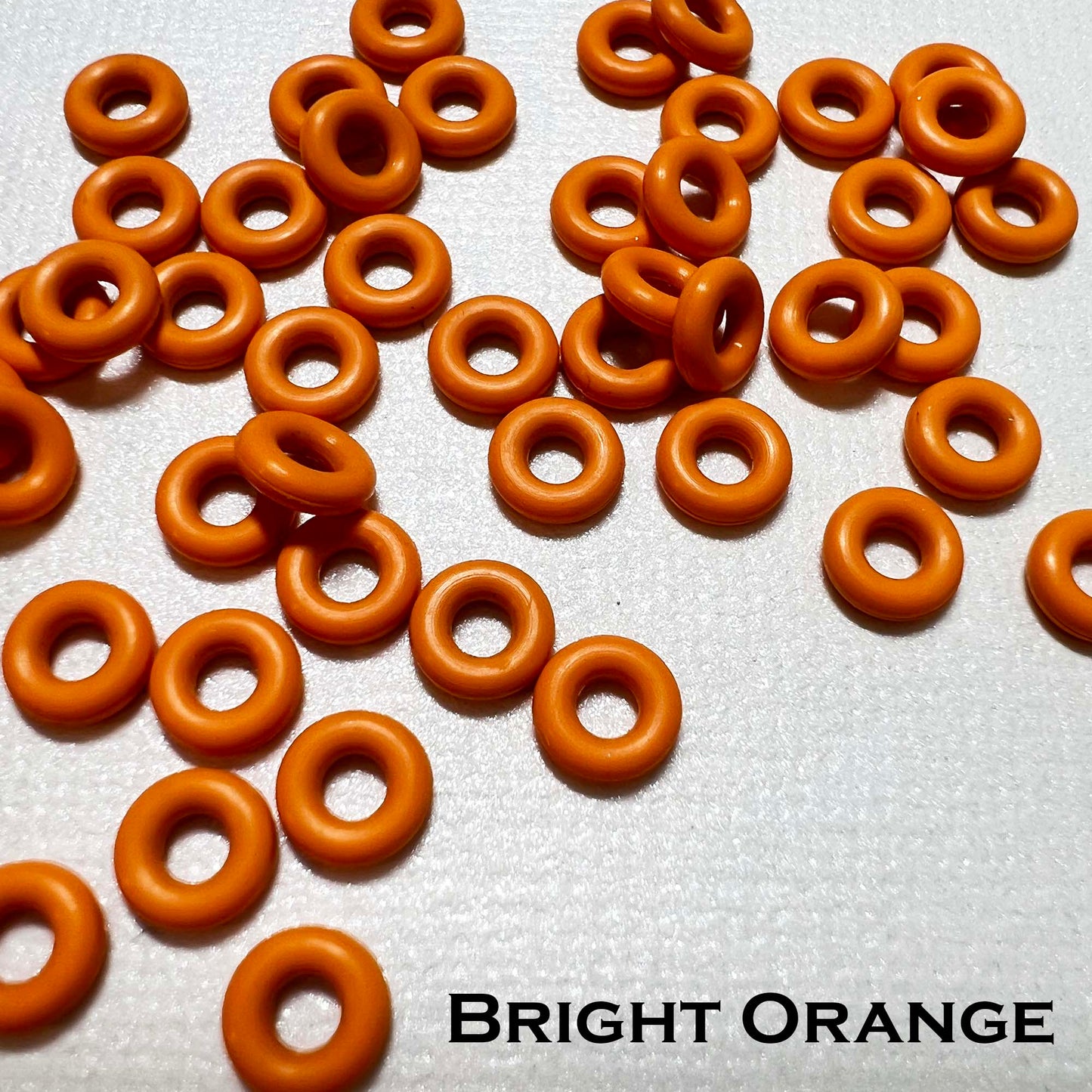 6mm Rubber O-Rings (ID: 2.6mm) - choose color & quantity