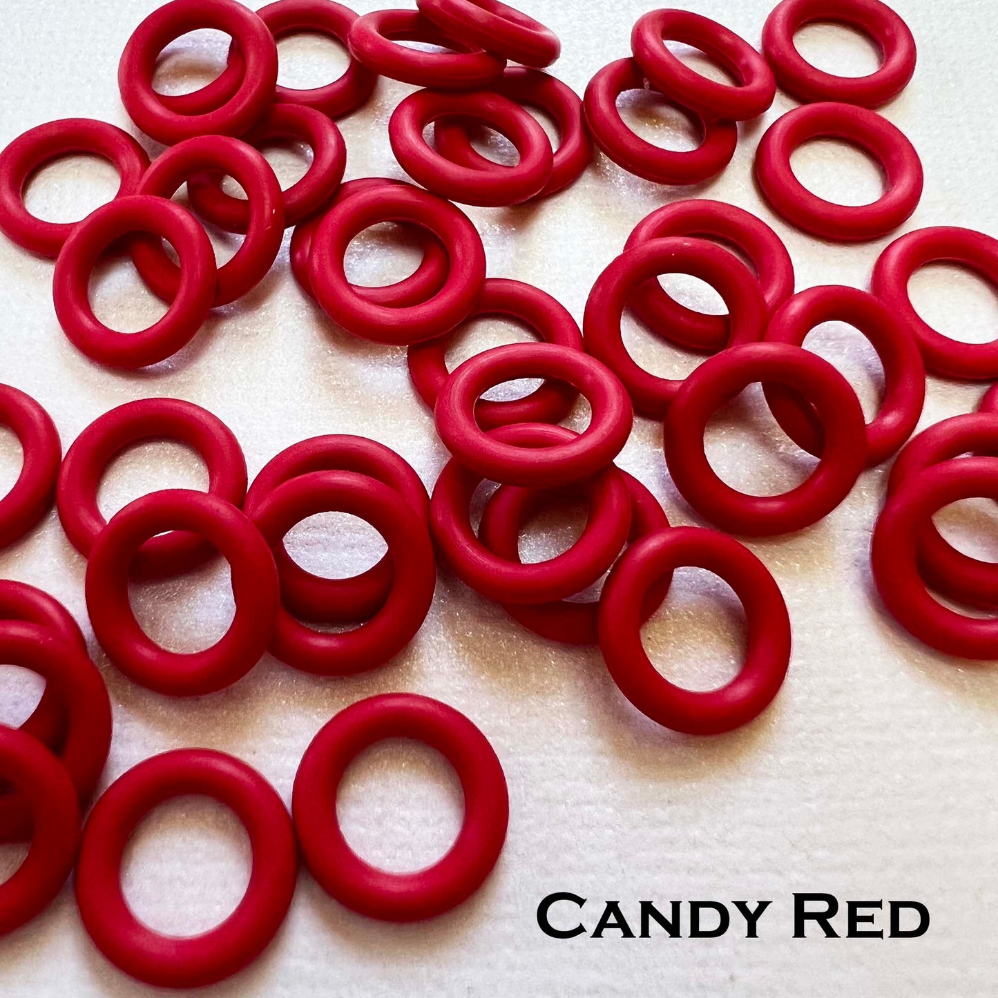10mm Rubber O-Rings (ID: 6mm) - choose color & quantity