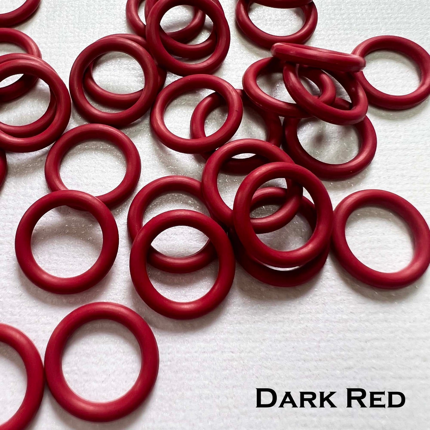 12mm Rubber O-Rings (ID: 8.5mm) - choose color & quantity