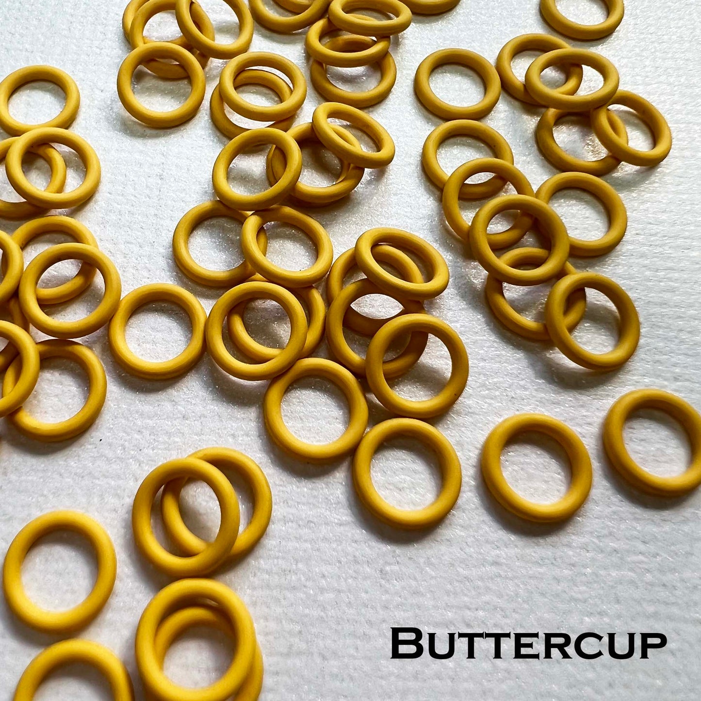 7.4mm Rubber O-Rings (ID: 5mm) - choose color & quantity