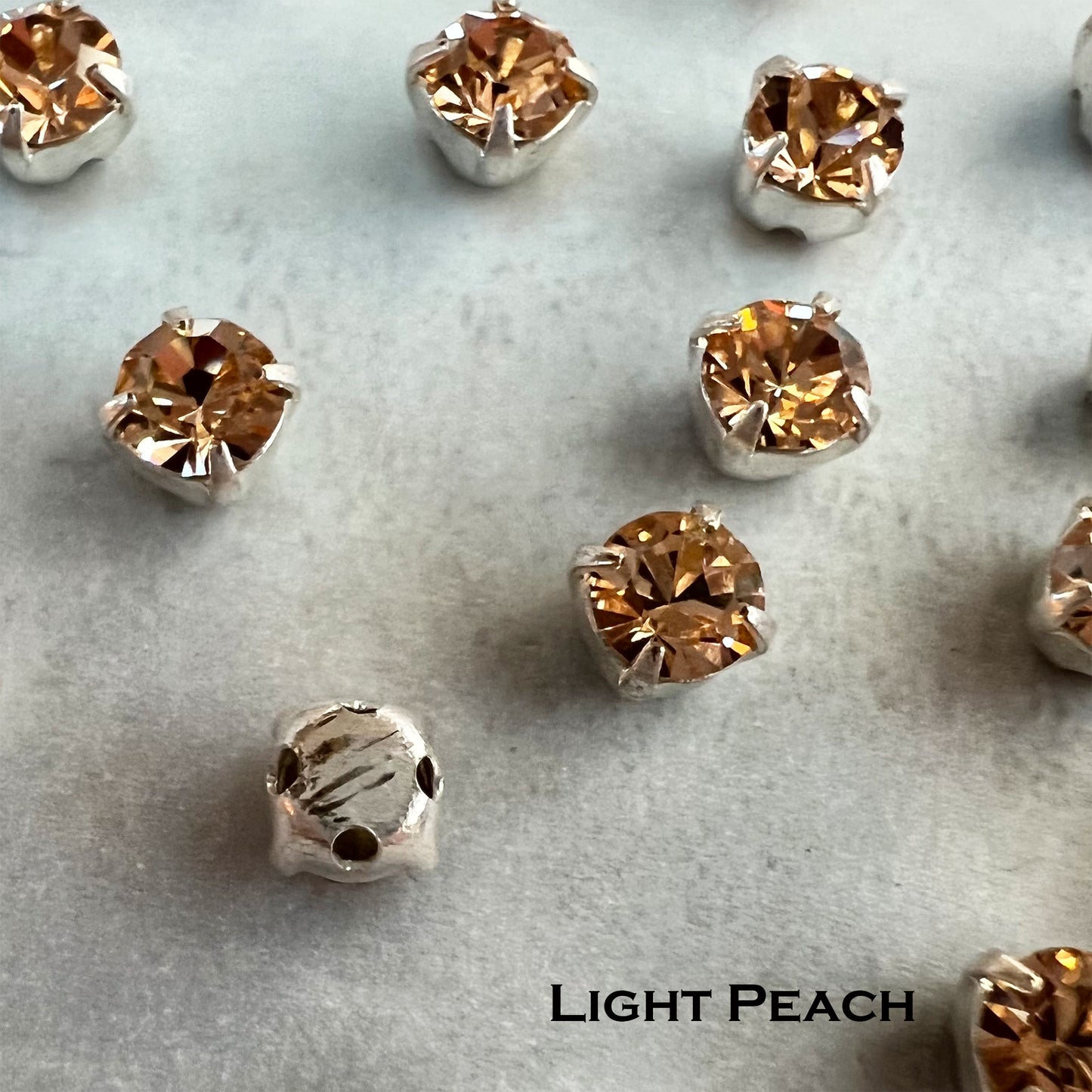 Preciosa Chaton Montees 16ss (3.8-4mm) - choose color & quantity