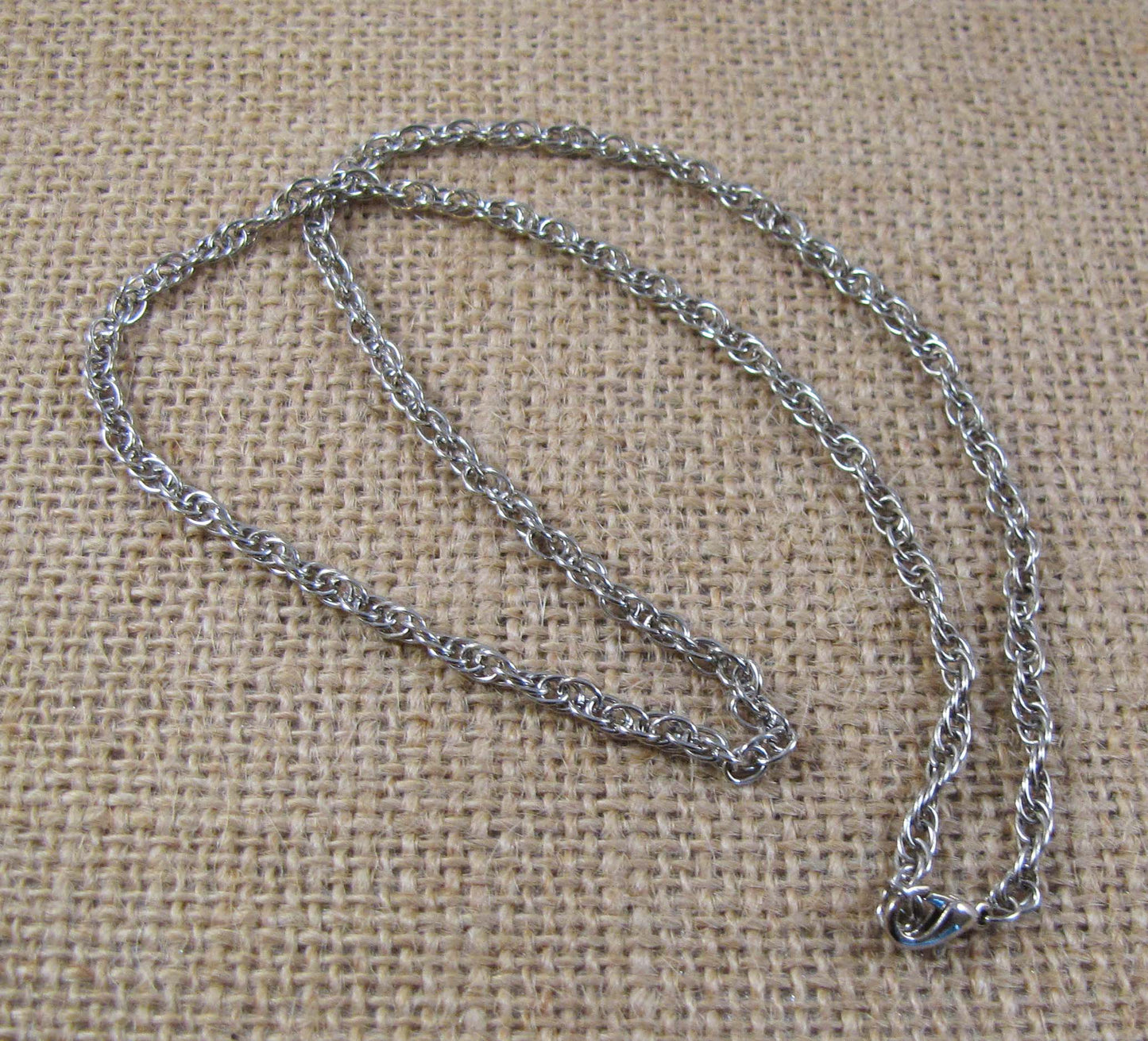 Chain Loose Silver Spiral - choose length