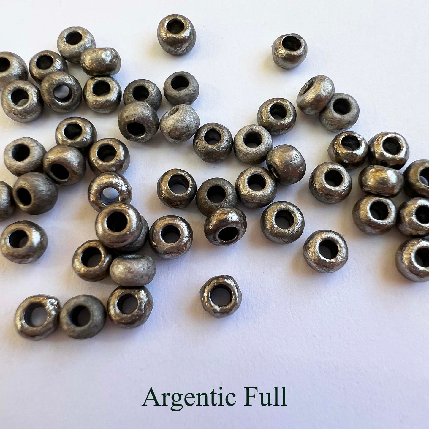 Etched Finish Czech Beads 6/0 choose color