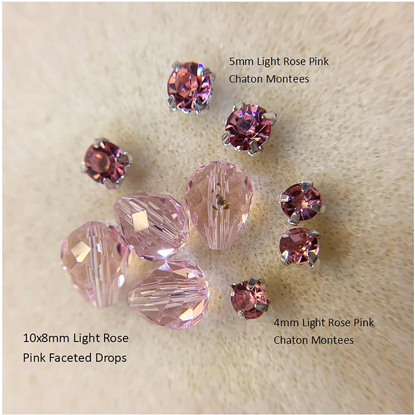 Faceted Drop Beads Glass 10x8mm for Earrings (Pkg of 6)