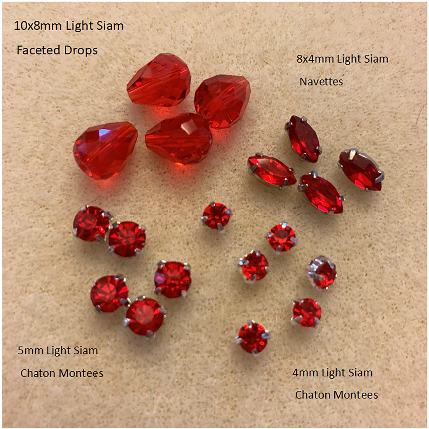 Faceted Drop Beads Glass 10x8mm for Earrings (Pkg of 6)