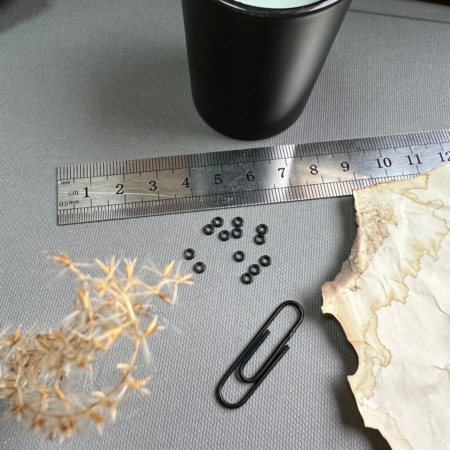 3.2mm Rubber O-Rings EPDM (ID: .85mm) Black